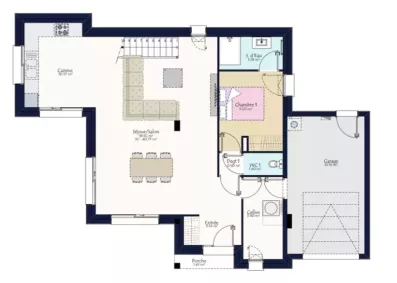 Image du modèle de maison ETNA ARDOISE RDC