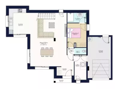 Image du modèle de maison PLAN ETNA TT RDC
