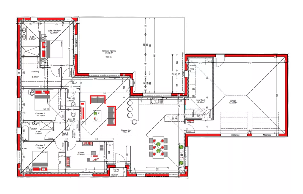Image du modèle de maison RDC