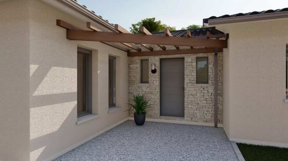 Image du modèle de maison Alpha Constructions Panama garage tuile ardoise (2)