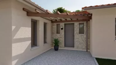 Image du modèle de maison Alpha Constructions Panama garage tuile vieillie (2)