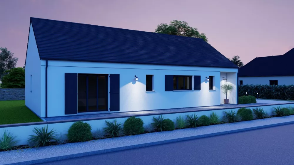 Image du modèle de maison Alpha Constructions Breva nuit_21 - Photo
