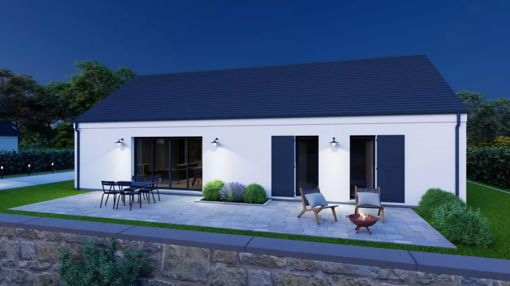Image du modèle de maison Alpha Constructions Breva nuit_22 - Photo