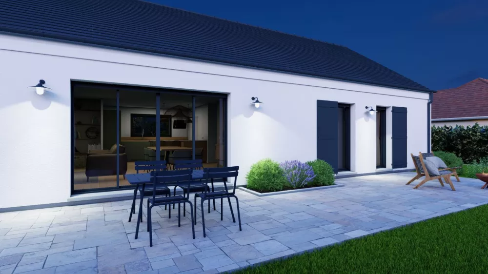 Image du modèle de maison Alpha Constructions Breva nuit_24 - Photo