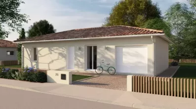 Image du modèle de maison 2ch_70_garage_V6_option_BLANC__visuel 01
