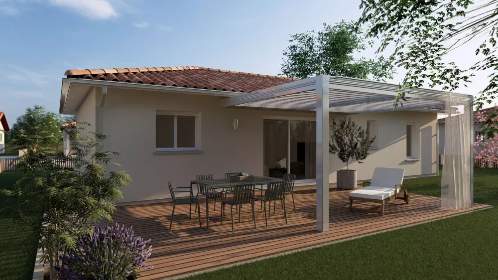 Image du modèle de maison 2ch_70_garage_V6_option_BLANC__visuel 02