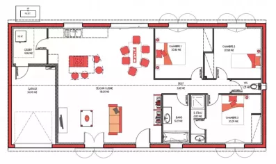 Image du modèle de maison BREVA 100 + GI - sans cotes