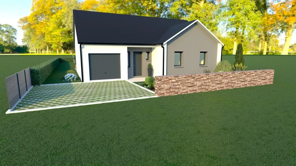 Image du modèle de maison Entrée