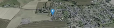 Image du modèle de maison vue satellite