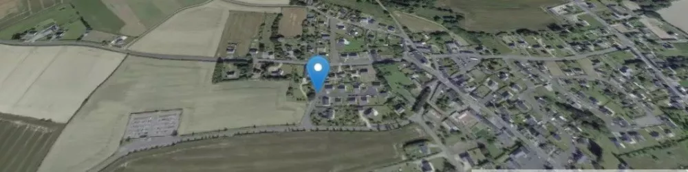 Image du modèle de maison vue satellite