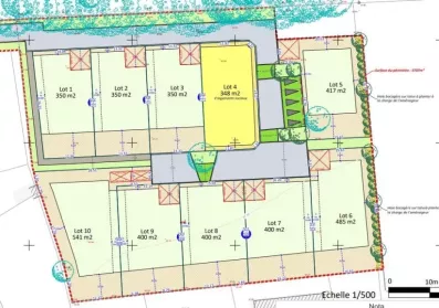 Image du modèle de maison plan masse