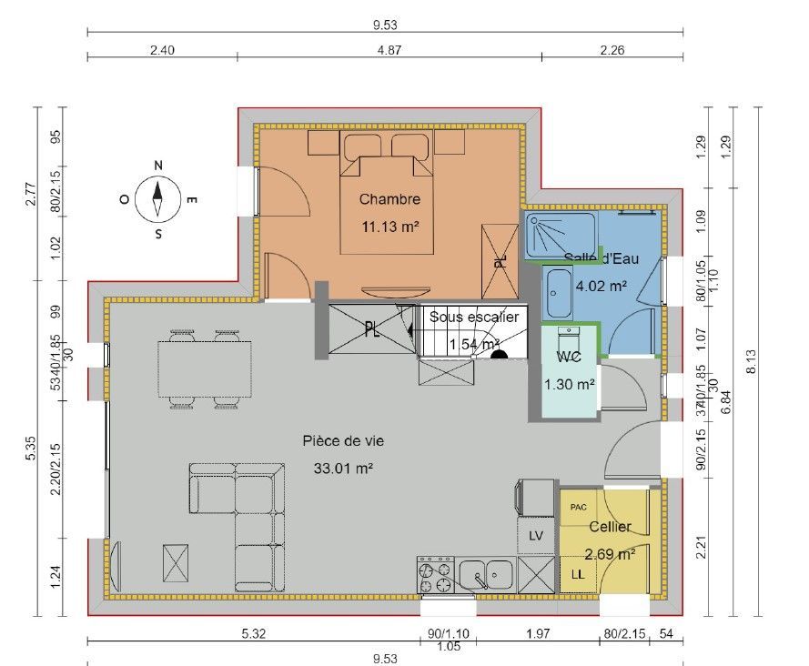 Image du modèle de maison RDC