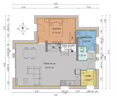 Image du modèle de maison RDC