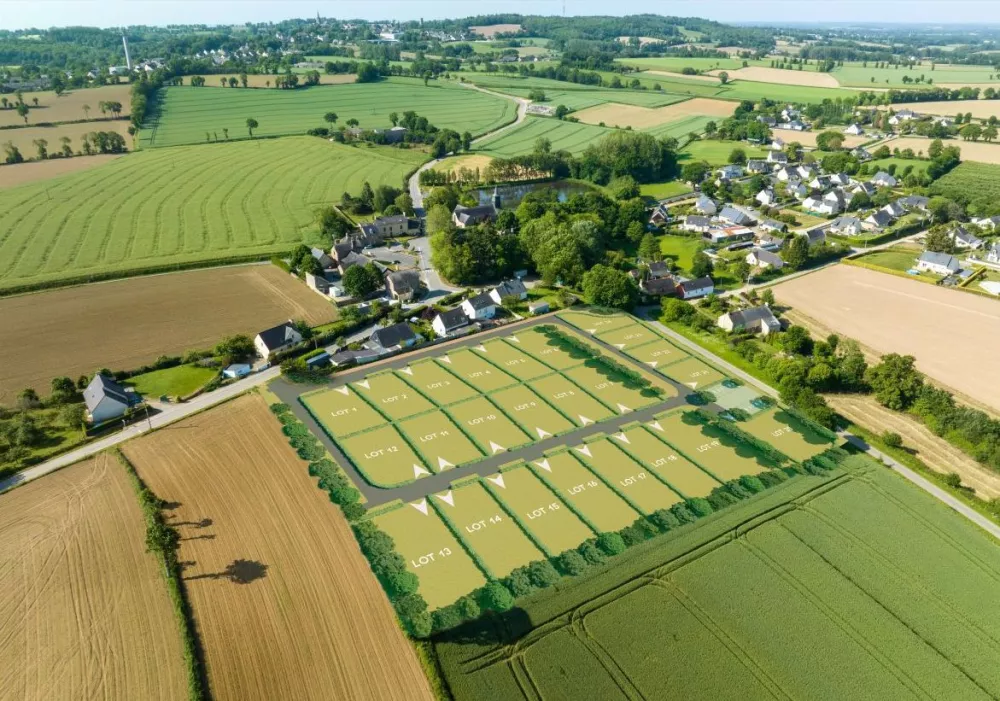 Image du terrain Terrain à bâtir de 345 m² à LONGAULNAY (35)