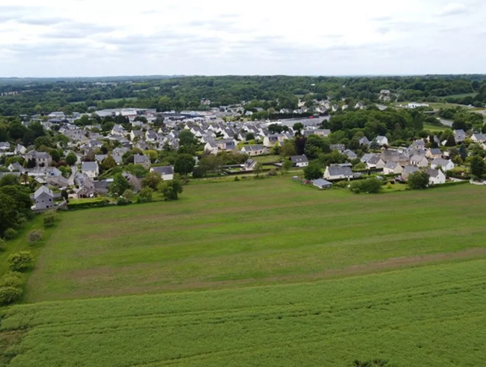 Image du modèle de maison vue ville plouer