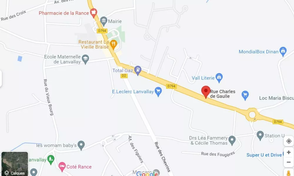 Image du modèle de maison lanvallay plan de la ville