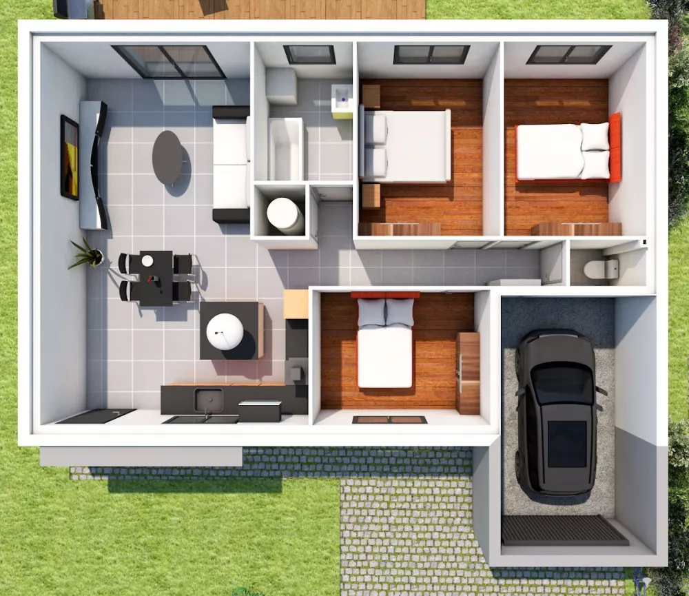 Image du modèle de maison intérieur 1.0