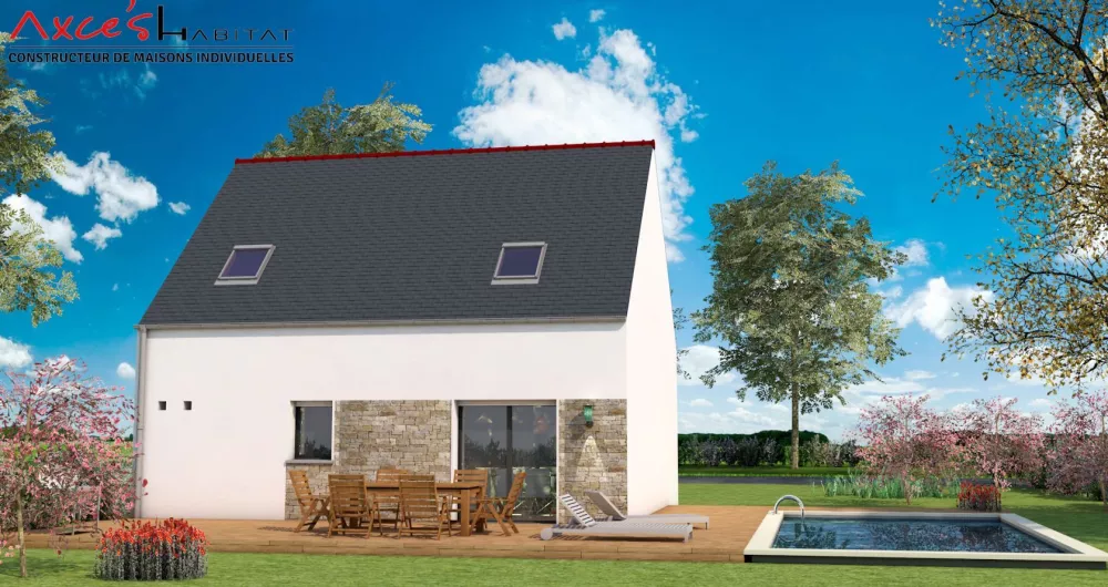 Image du modèle de maison ARRIERE