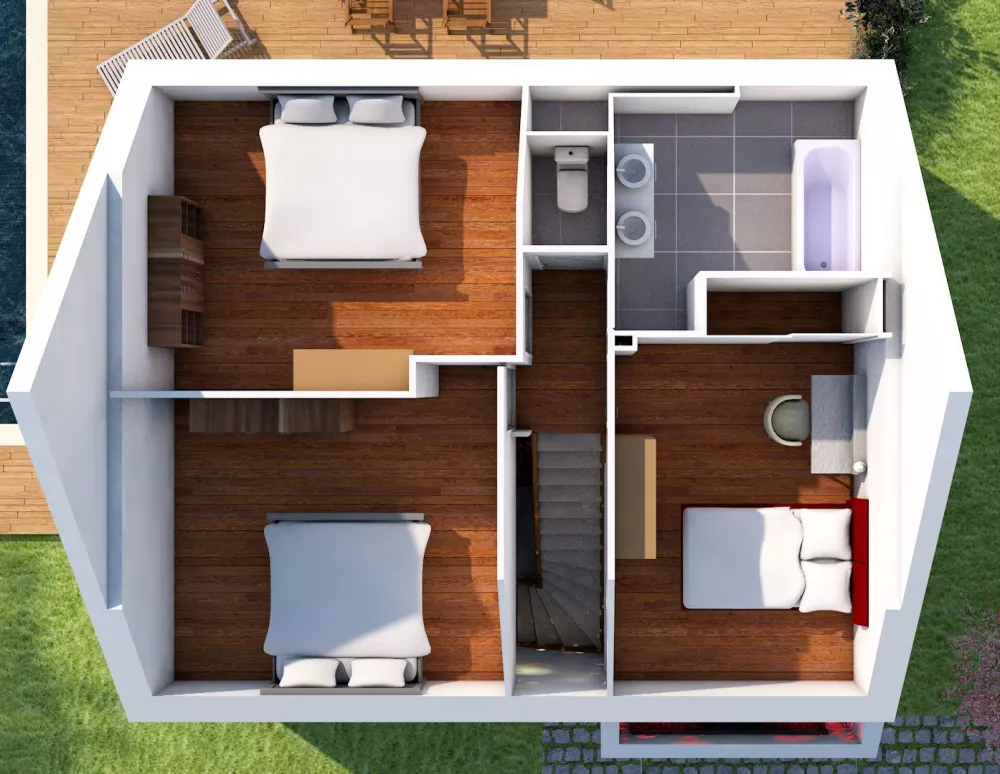 Image du modèle de maison Interieur Etage