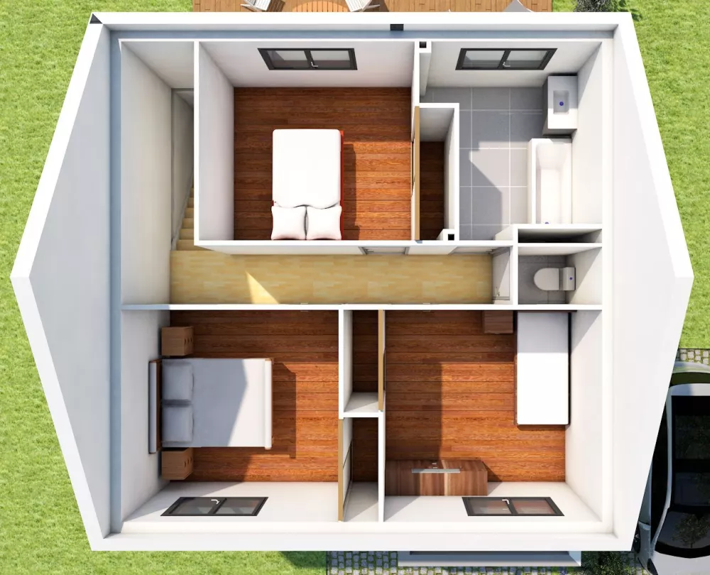 Image du modèle de maison INTERIEUR ETAGE 1.1