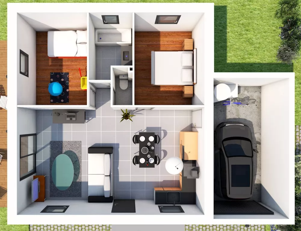Image du modèle de maison interieur 1.0