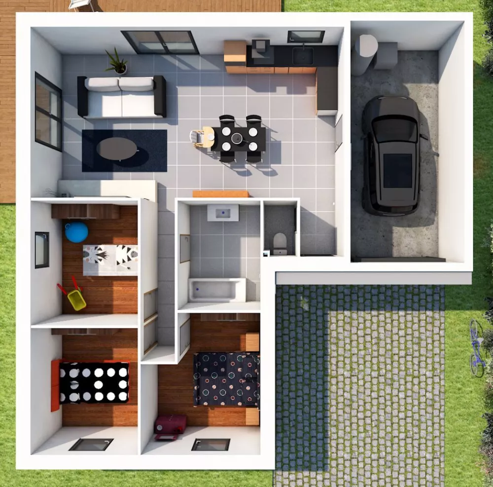 Image du modèle de maison INTERIEUR