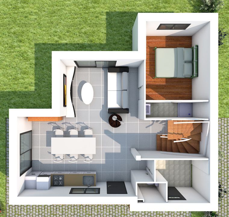Image du modèle de maison pers interieur 2.1