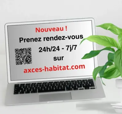 Image du modèle de maison Prenez rendez-vous en ligne QRcode