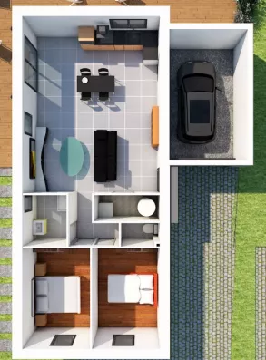 Image du modèle de maison INTERIEUR 1.0