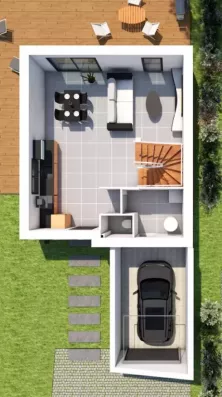 Image du modèle de maison INTERIEUR RDC 1.0