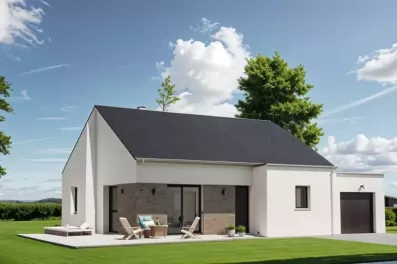 Image du modèle de maison AX 11 2 PANS AVANT