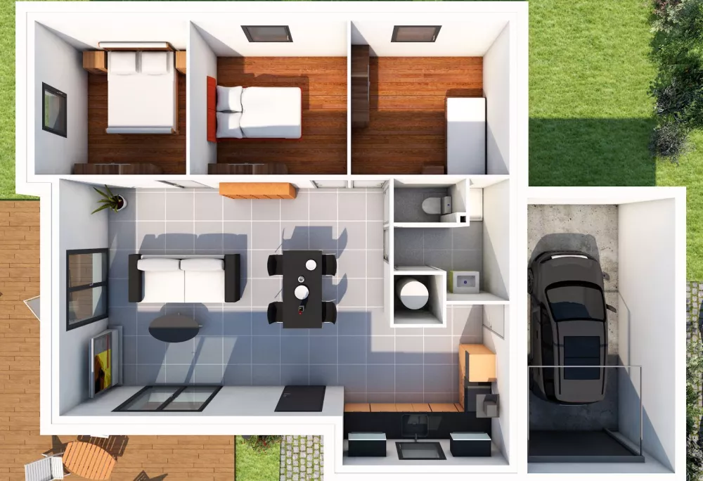 Image du modèle de maison INTERIEUR 1.0