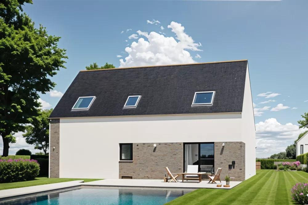 Image du modèle de maison ax15v1 ARRIERE