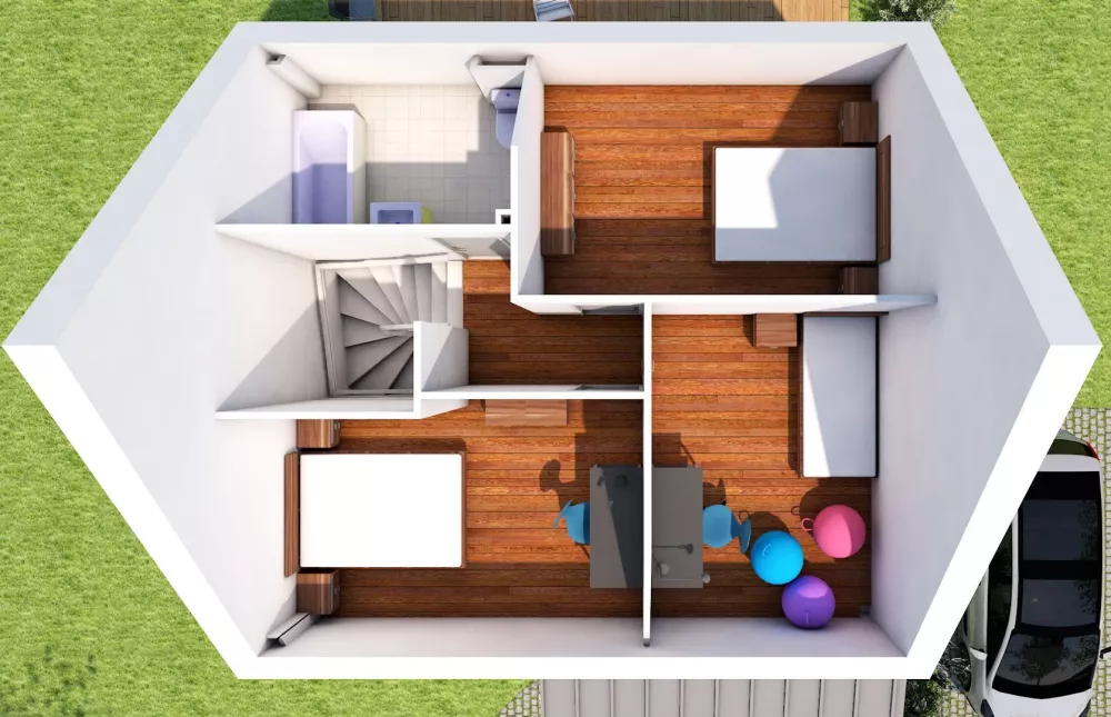 Image du modèle de maison intérieur étage 1.0