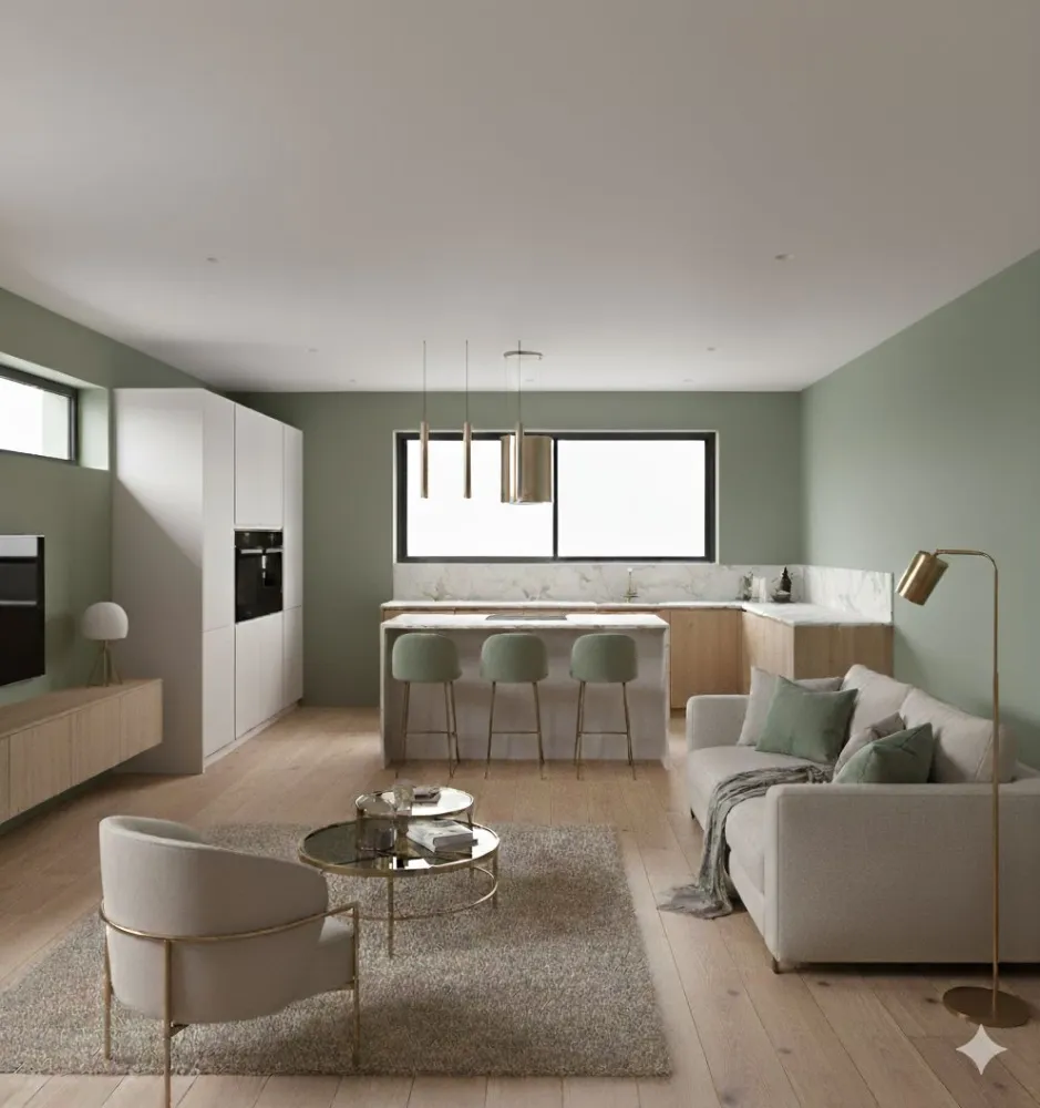Image du modèle de maison salon&cuisine AX301