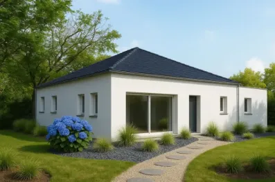 Image du modèle de maison ax 11 4 pans sans garage