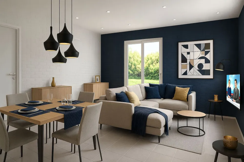 Image du modèle de maison salon ax11 4 pans