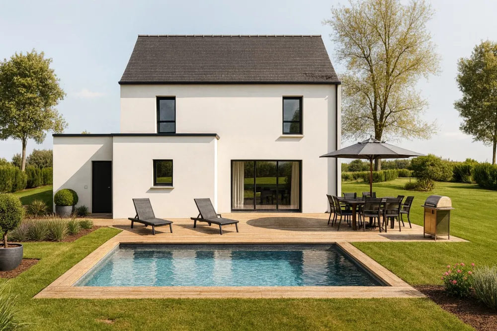 Image du modèle de maison 304 arriere