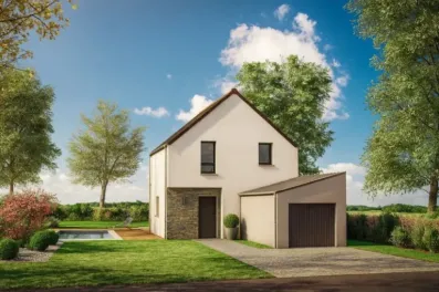 Image du modèle de maison Maison étage AX4V1 avant - copie