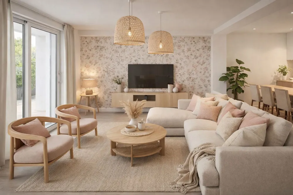 Image du modèle de maison image salon