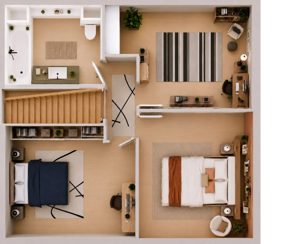 Image du modèle de maison 2V2 ETAGE
