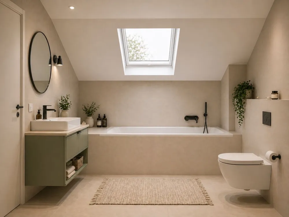Image du modèle de maison salle de bain
