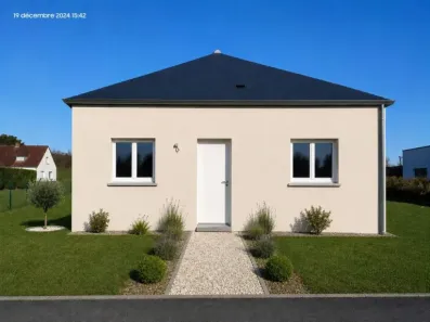 Image du modèle de maison Facade réelle