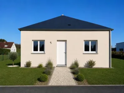 Image du modèle de maison Facade réelle[1]