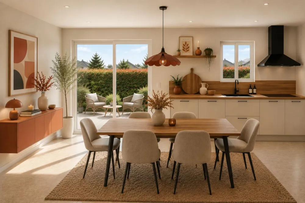 Image du modèle de maison Cuisine.salle à manger