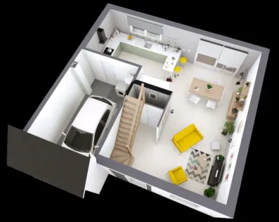 Image du modèle de maison CORALIA_3CH AG AXO RDC