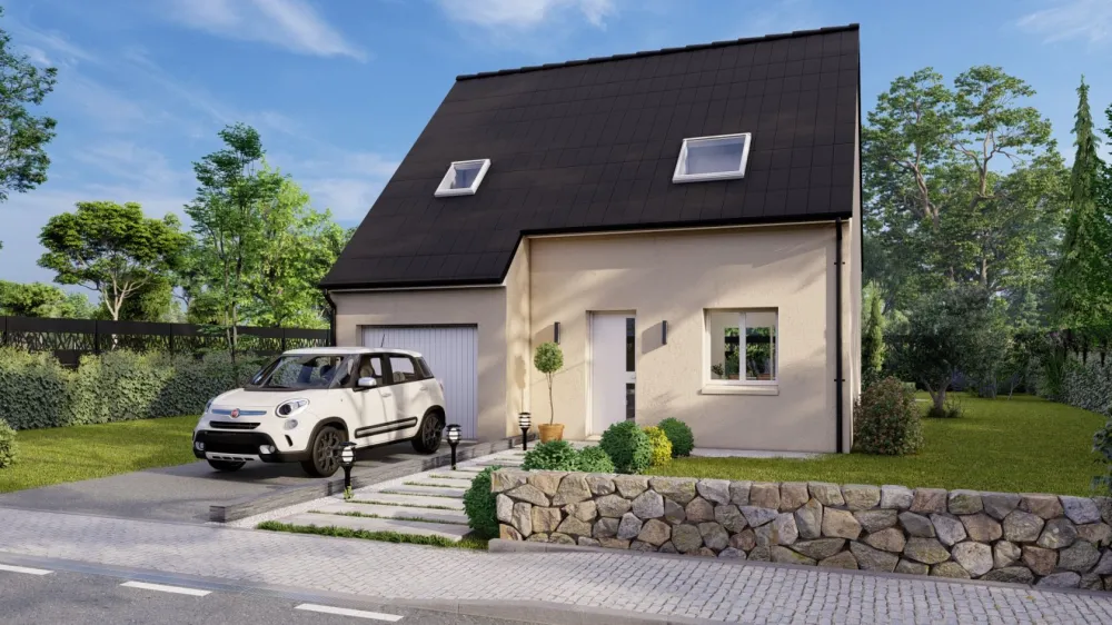 Image du modèle de maison Maison_CORALIA_3CH AG RUE