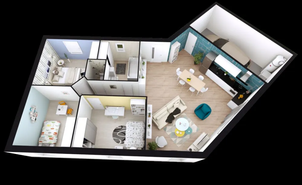 Image du modèle de maison VITALIA_3CH_AG AXO