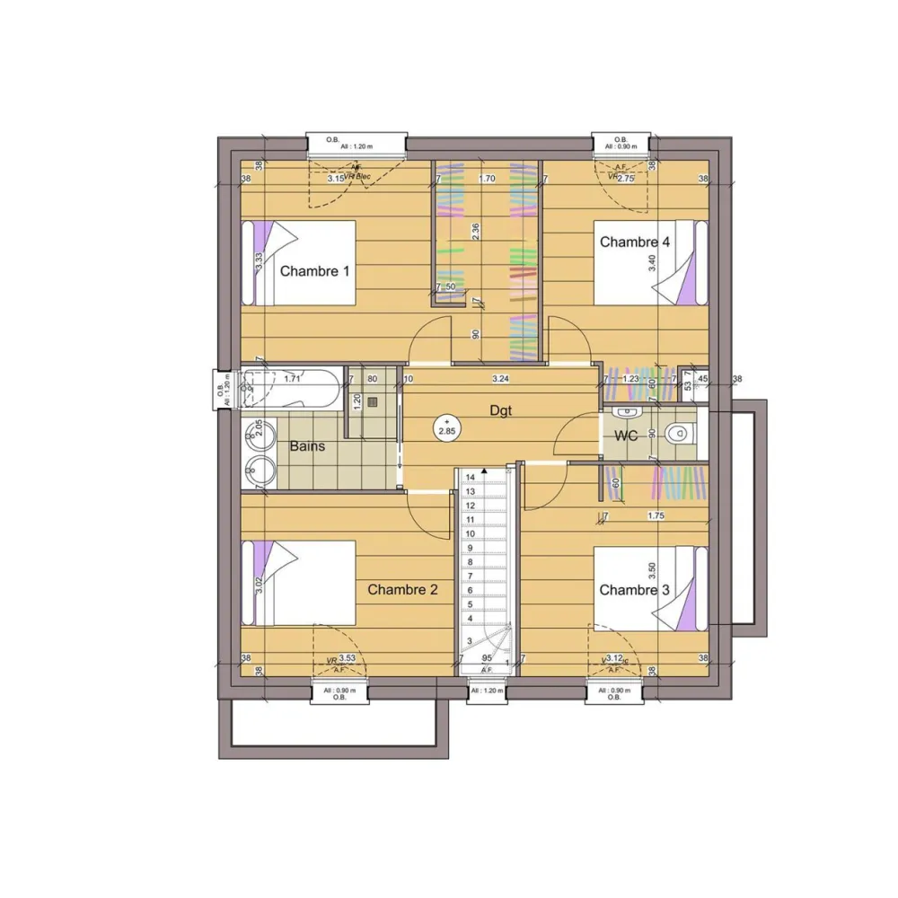 Image du modèle de maison plan etg