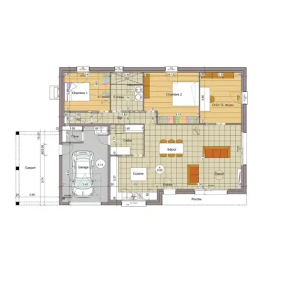 Image du modèle de maison plan
